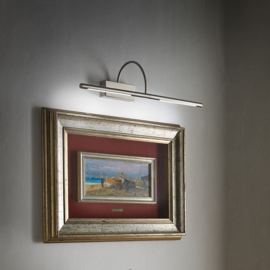 Redo 01-458 - LED tavelbelysning IKON LED/18W/230V 70 cm skinande krom