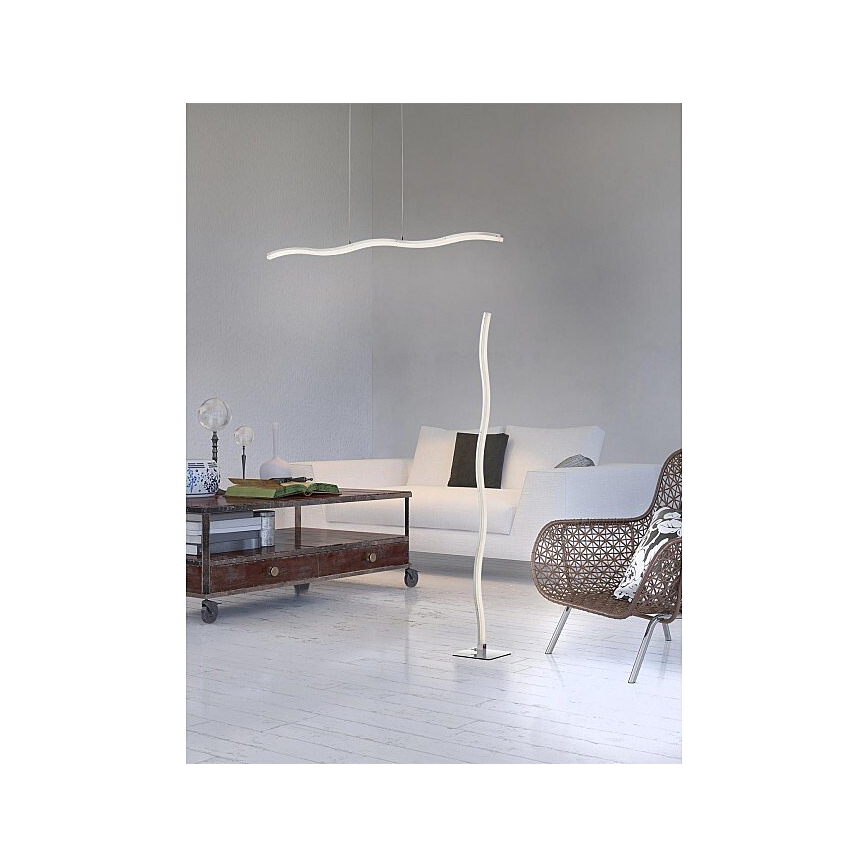Redo 01-893 - LED-takpendel med wire PULSE LED/23,1W/230V matt krom