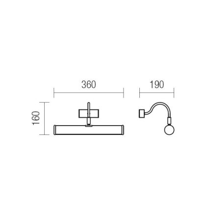 redo 02-845 - bildljus CAIRO 2xE14/28W/230V