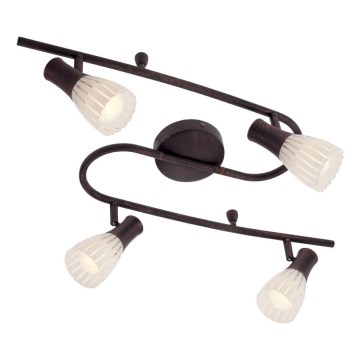 Redo 04-320 - Spotlight DIONE 4xE14/28W/230V svart