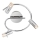 Redo 04-331 - LED-spotlight SLIM 3xLED/4W/230V blank krom