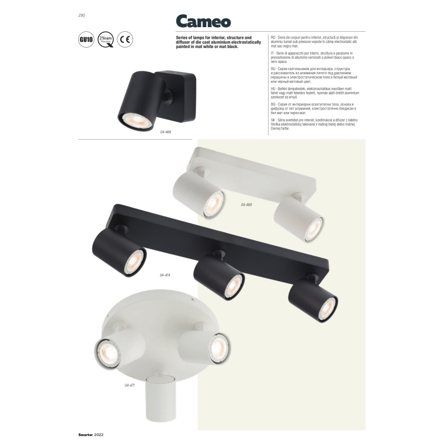 redo 04-468 - Spotlight CAMEO 1xGU10/35W/230V