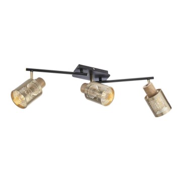 Redo 04-521 - Takmonterad taklampa BASKET 3xE27/42W/230V brons