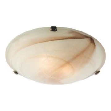 Redo 05-393 - Taklampa VIRGINIA 2xE27/42W/230V Ø 40 cm beige
