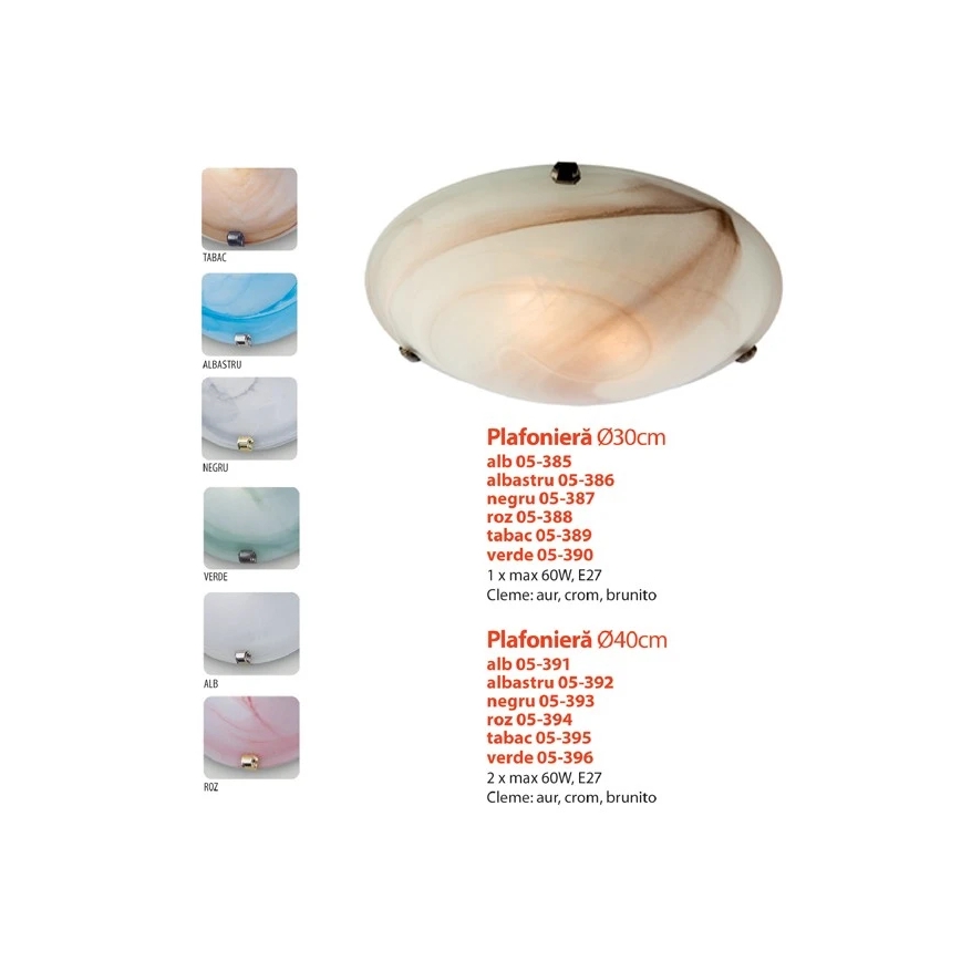 Redo 05-393 - Taklampa VIRGINIA 2xE27/42W/230V Ø 40 cm beige
