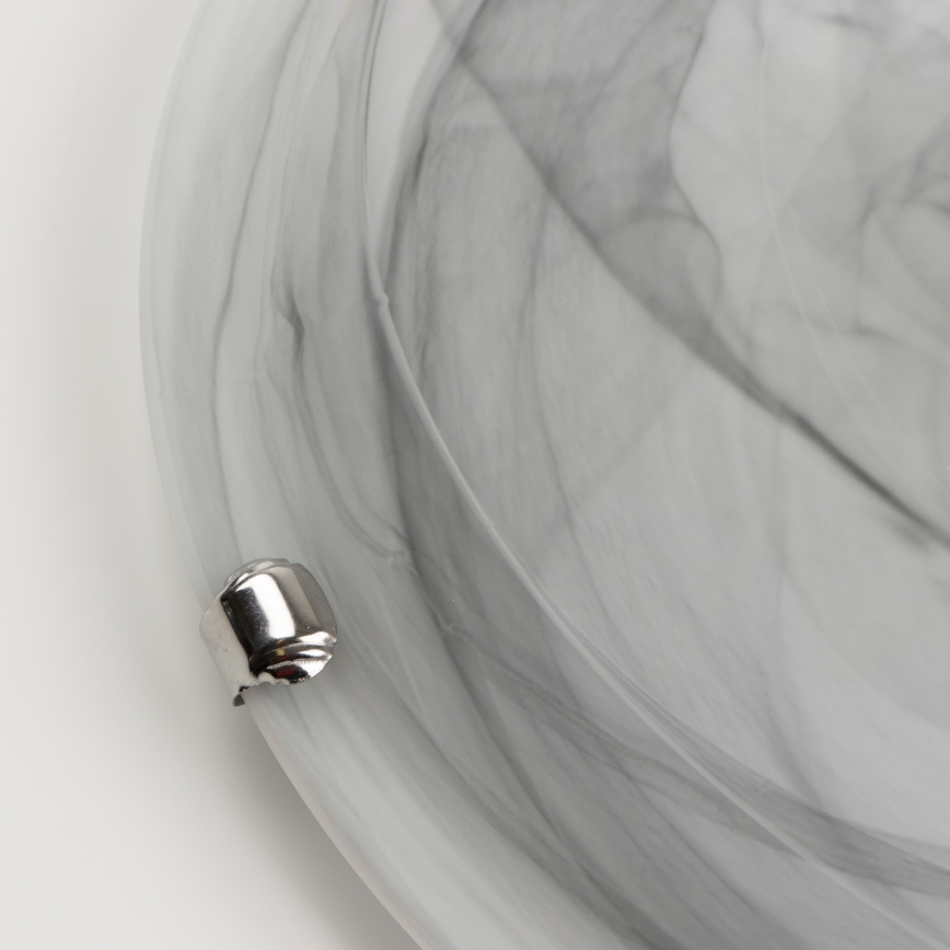 Redo 05-393 - Taklampa VIRGINIA 2xE27/42W/230V Ø 40 cm grå