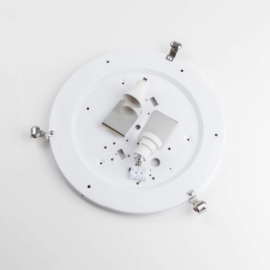 Redo 05-393 - Taklampa VIRGINIA 2xE27/42W/230V Ø 40 cm grå