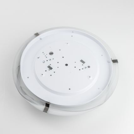 Redo 05-393 - Taklampa VIRGINIA 2xE27/42W/230V Ø 40 cm grå