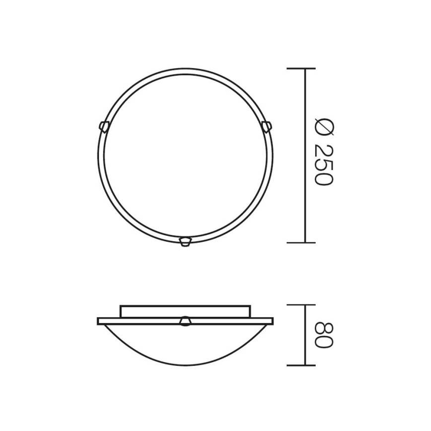 Redo 05-678 - Taklampa VIRGINIA 1xE27/42W/230V
