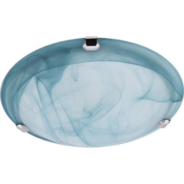 Redo 05-682 - Taklampa VIRGINIA 1xE27/42W/230V diameter 25 cm blå