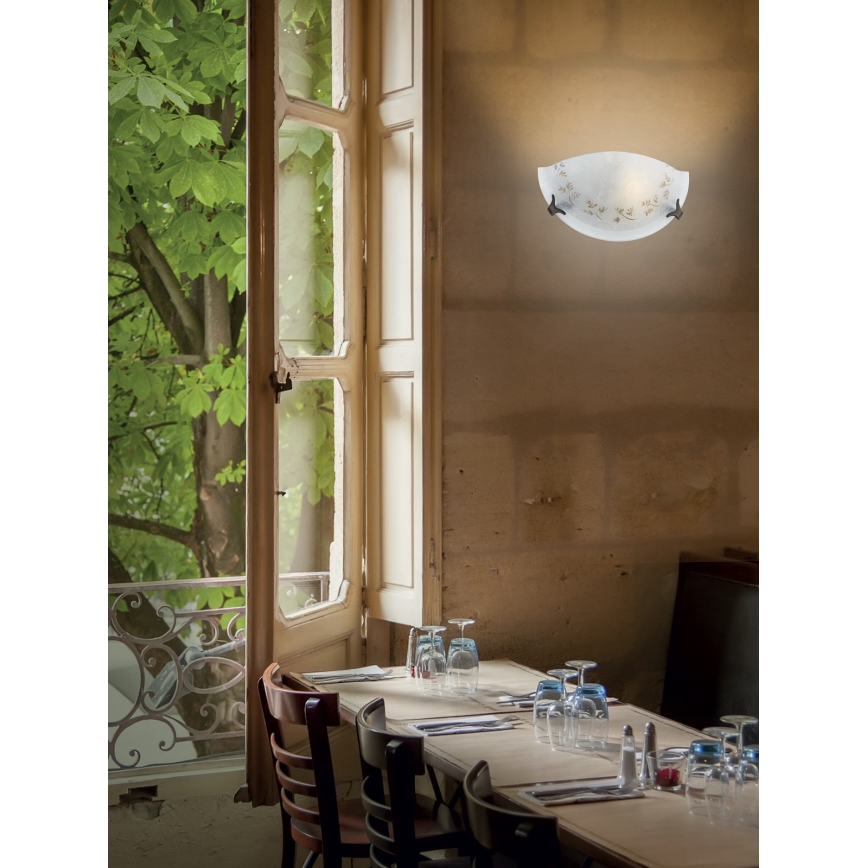 Redo 05-799 - Vägglampa AMALFI 1xE27/42W/230V