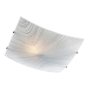 Redo 05-812 - Taklampa SHAKE 1xE27/42W/230V 29,5x29,5 cm vit