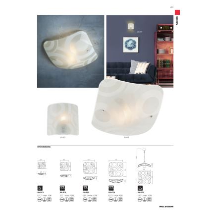 Redo 05-877 - Pendellampa COCOON på sladd 1xE27/42W/230V krämvit