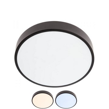 Redo 05-930 - LED Taklampa KNOB LED/24W/230V 3000K-6500K 30 cm svart