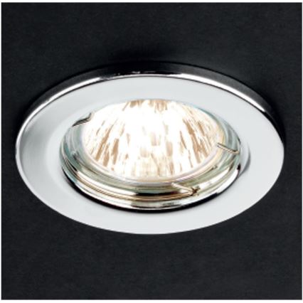 Redo 70308 - Infälld taklampa MT 1xGU5,3/50W/12V blank krom