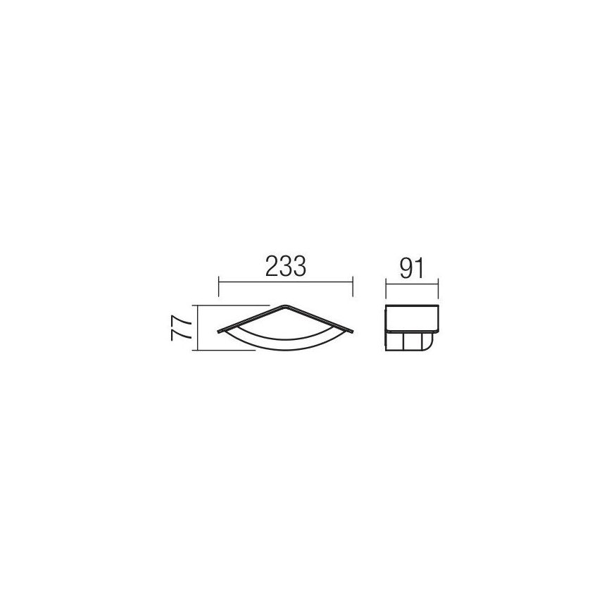 redo 90002 - Utomhus LED Väggbelysning CHALET 1xLED/8W/230V IP54