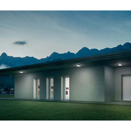 Redo 90007 - LED taklampa för utomhusbruk TALLIN LED/21W/230V 24,5x24,5 cm IP54 antracit