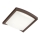 Redo 90008 - LED taklampa för utomhusbruk TALLIN LED/21W/230V 24,5x24,5 cm IP54 brun