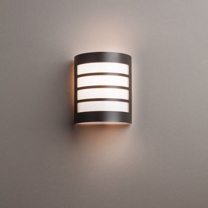 Redo 9001 - Vägglampa för utomhusbruk EVO 1xE27/11W/230V IP44