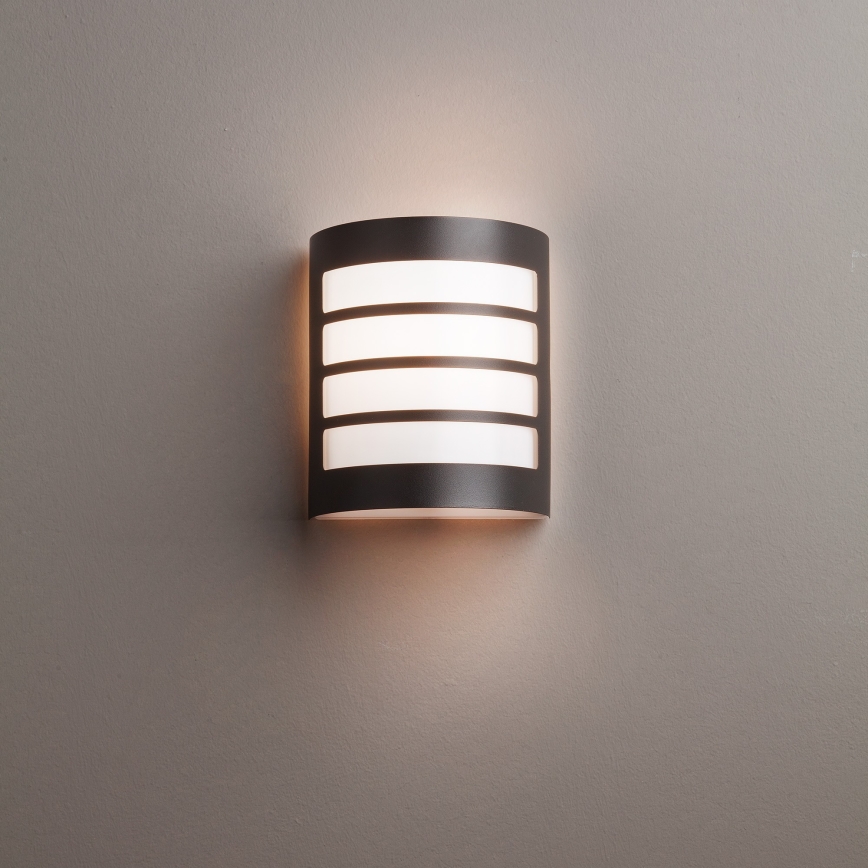 Redo 9001 - Vägglampa för utomhusbruk EVO 1xE27/11W/230V IP44