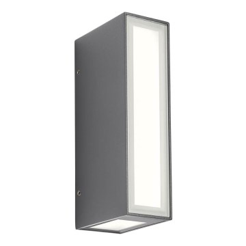 Redo 90114 - LED vägglampa för utomhusbruk IVAR LED/7,6W/230V IP54 antracit