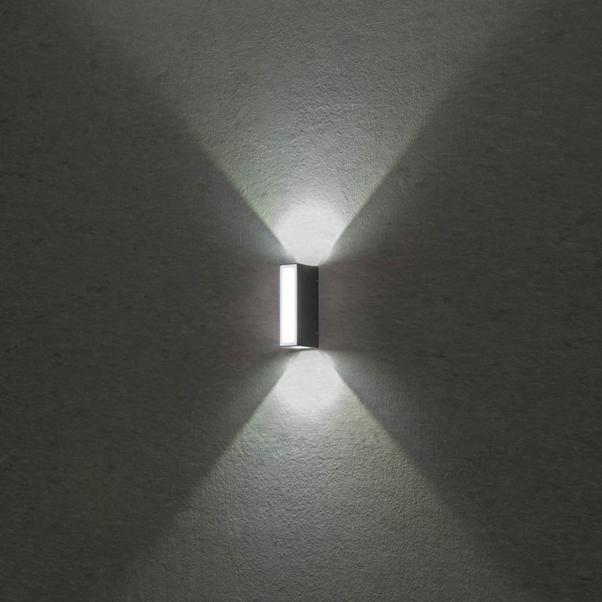 Redo 90114 - LED vägglampa för utomhusbruk IVAR LED/7,6W/230V IP54 antracit