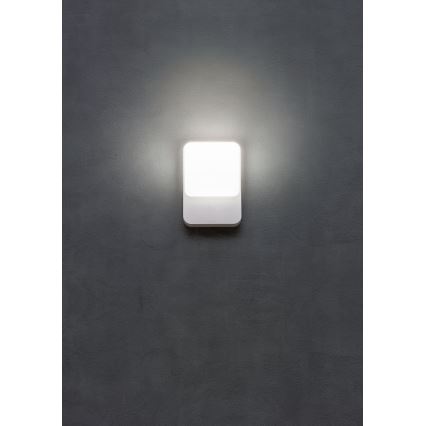 Redo 90128 - LED utomhusväggarmatur COLIN LED/9W/230V 4000K IP54 vit