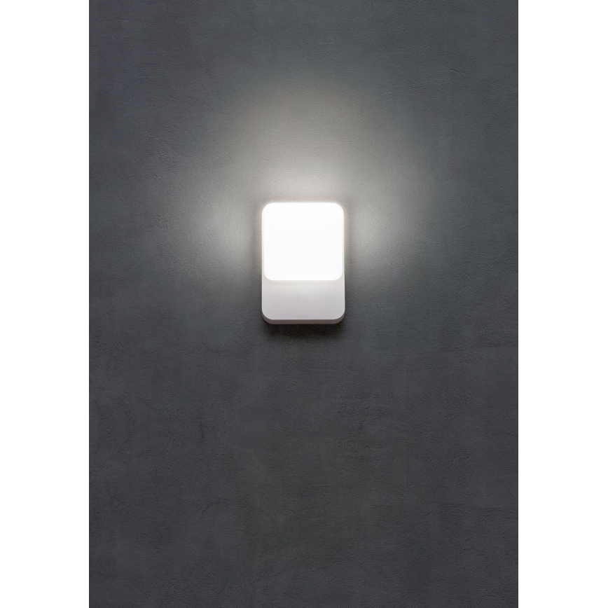Redo 90128 - LED utomhusväggarmatur COLIN LED/9W/230V 4000K IP54 vit