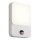 Redo 90132 - COLIN LED utomhusvägglampa med rörelse- och skymningssensor, 9W/230V, 4000K, IP54, vit