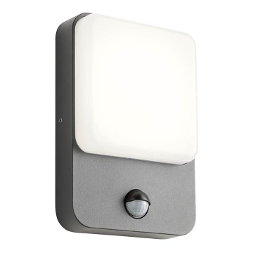 redo 90133 - Utomhus LED Väggbelysning med sensor COLIN 1xLED/9W/230V IP54