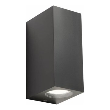redo 90152 - Utomhus Väggbelysning PUNTA 2xGU10/7W/230V IP44