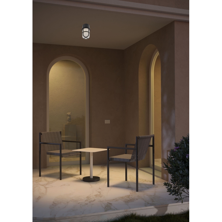 Redo 90195 - Spotlight för utomhusbruk TRITON 1xE27/28W/230V IP54 svart