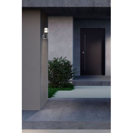 Redo 90198 - Vägglampa för utomhusbruk TRITON 1xE27/28W/230V IP54 svart