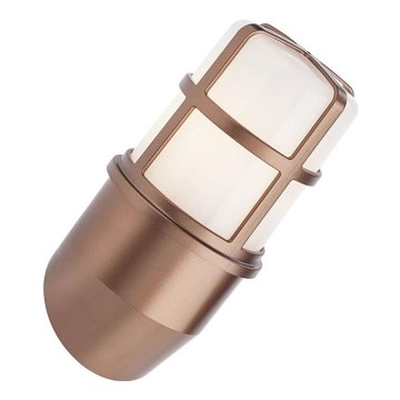 Redo 90203 - Vägglampa för utomhusbruk TRITON 1xE27/28W/230V IP54 koppar