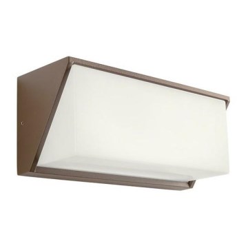 Redo 90239 - LED vägglampa för utomhusbruk SPECTRA LED/16W/230V 3000K IP54 brun