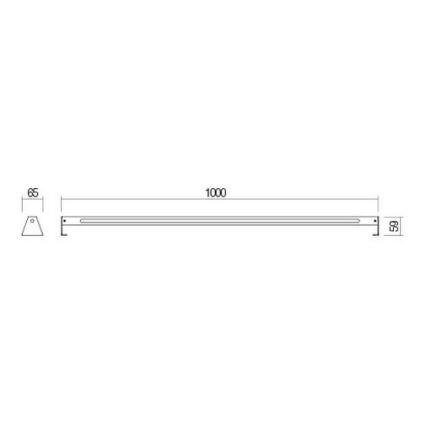 Redo 90242 - LED Utomhuslampa TACK IP65 LED/15W/230V 3000K IP65 antracit