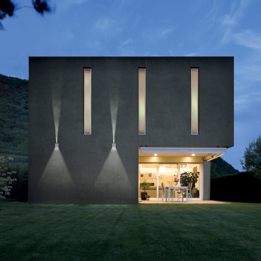 Redo 90294 - LED utomhusväggarmatur VARY 2xLED/10W/230V 3000K IP54 vit