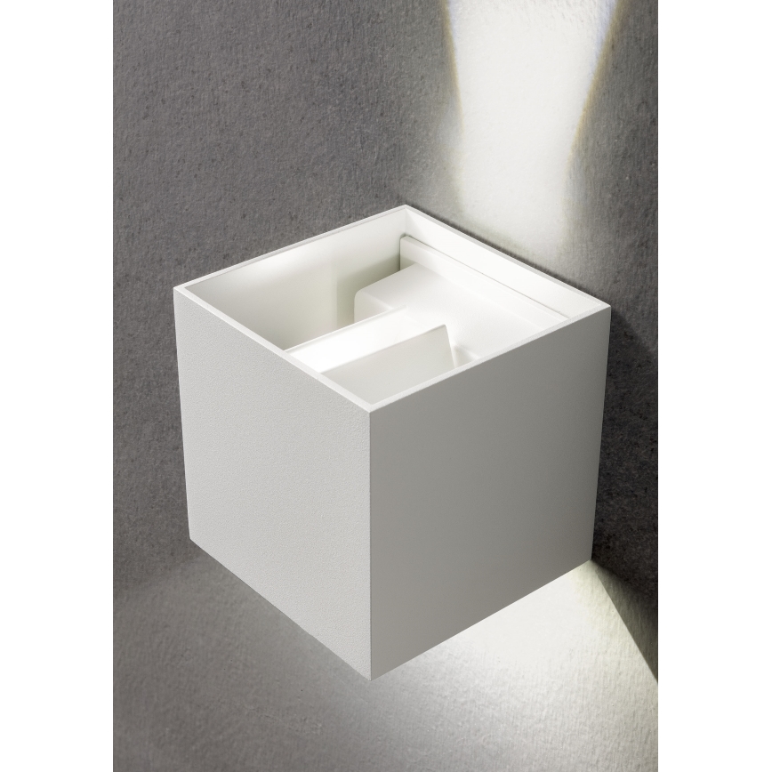 Redo 90294 - LED utomhusväggarmatur VARY 2xLED/10W/230V 3000K IP54 vit