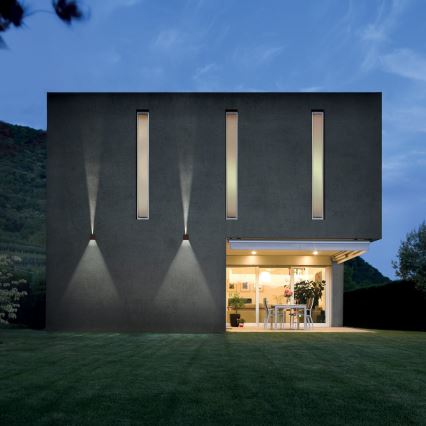 Redo 90298 - LED utomhusvägglampa VARY 2xLED/10W/230V 3000K IP54 brun