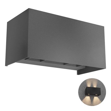 Redo 90303 - LED vägglampa för utomhusbruk VARY 4xLED/5W/230V 4000K IP54 antracit