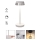 Redo 90306 - LED ljusreglerad bordslampa touch ILUNA LED/2,5W/5V 2700-3000K 3000 mAh IP65 vit