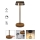 Redo 90308 - LED ljusreglerad bordslampa touch ILUNA LED/2,5W/5V 2700-3000K 3000 mAh IP65 brun