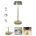 Redo 90309 - LED ljusreglerad bordslampa touch ILUNA LED/2,5W/5V 2700-3000K 3000 mAh IP65 grön