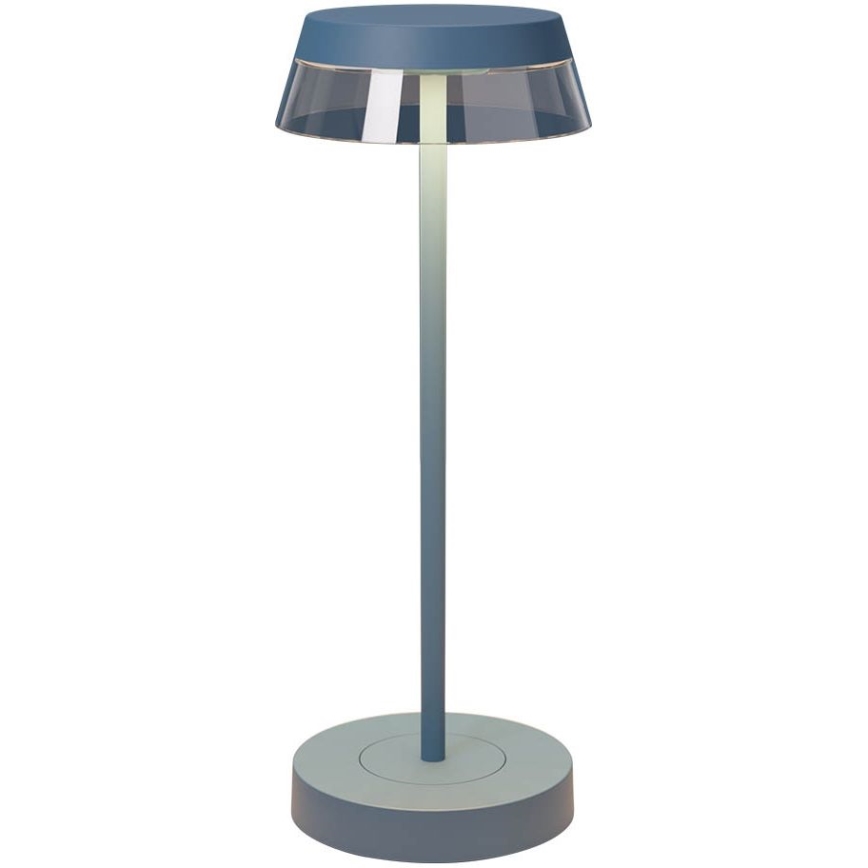 Redo 90310 - LED ljusreglerad bordslampa touch ILUNA LED/2,5W/5V 2700-3000K 3000 mAh IP65 blå