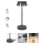 Redo 90312 - LED ljusreglerad bordslampa touch ILUNA LED/2,5W/5V 2700-3000K 3000 mAh IP65 svart