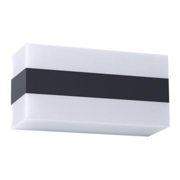 Redo 90326 - LED vägglampa för utomhusbruk KODIAK LED/8W/230V IP65 vit/svart