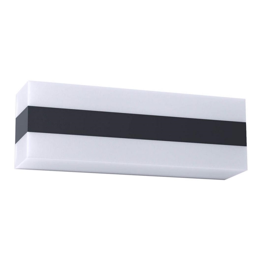 Redo 90330 - LED vägglampa för utomhusbruk KODIAK LED/12W/230V IP65 vit/svart