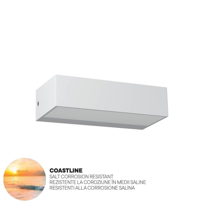 Redo 90372 - LED vägglampa för utomhusbruk LAMPRIS LED/9,5W/230V IP65 vit