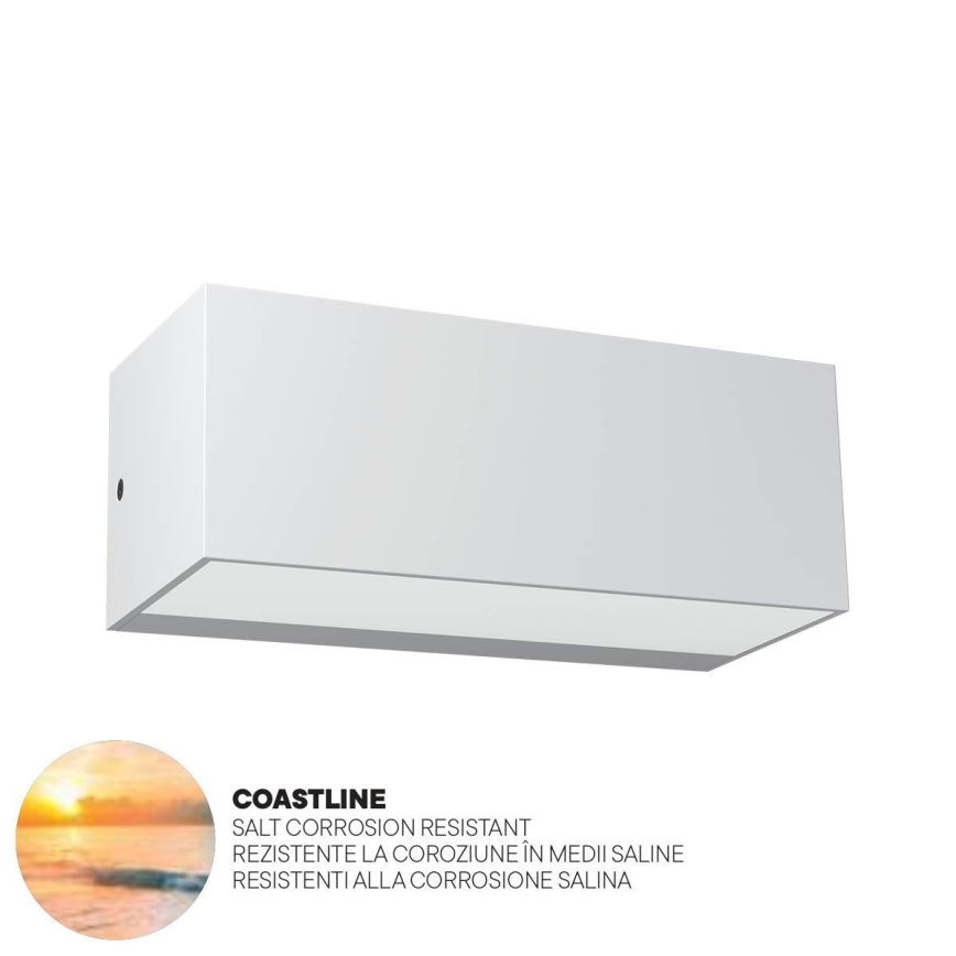 Redo 90373 - LED vägglampa för utomhusbruk LAMPRIS LED/13W/230V IP65 vit