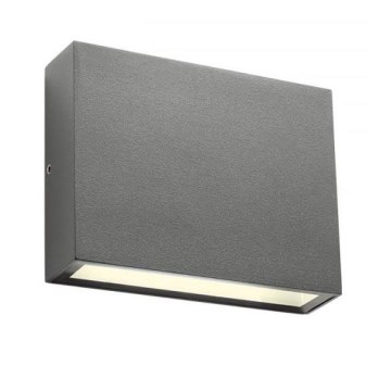 Redo 90376 - LED vägglampa för utomhusbruk KAMAL LED/4,4W/230V 3000K IP54 grå